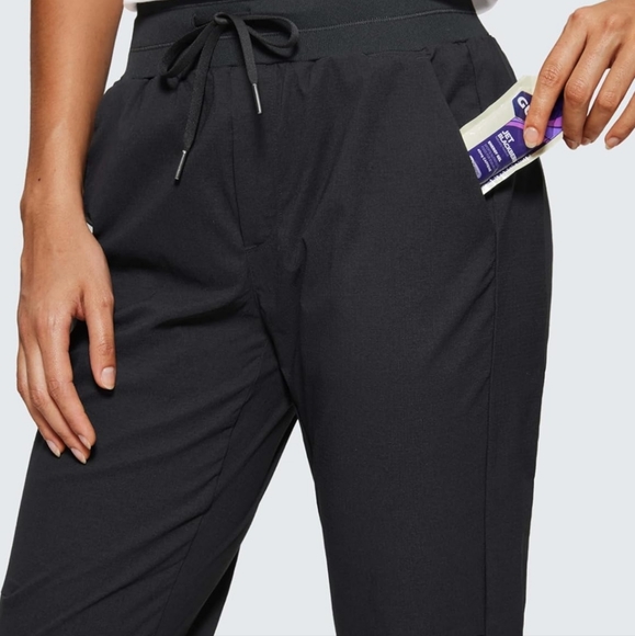 CRZ YOGA Black joggers - Picture 2 of 6